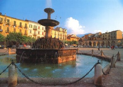 Fontanone sito in piazza maggiore a Sulmona