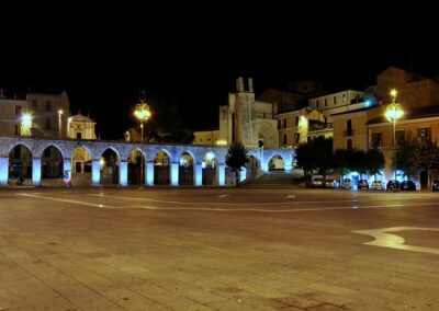 Piazza Garibaldi detta piazza Maggiore a Sulmona
